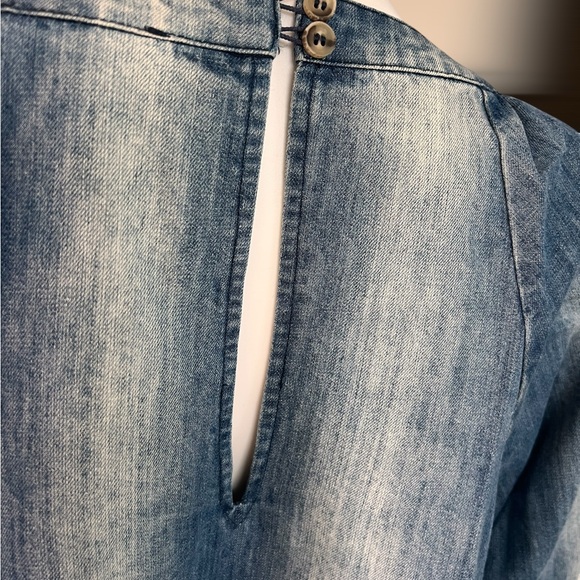 DAY & MOON Washed out denim tunic dress S M L - Picture 9 of 9